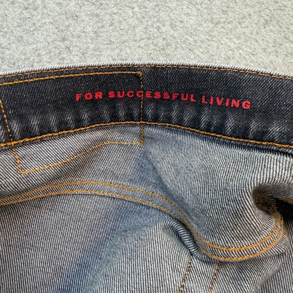 Diesel Jeans 2005 D-FINING Regular Fit 36x29 Gray TaperedMid Rise Button Fly - Picture 2 of 12